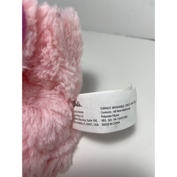 Barbie Puppy Dog Princess Plush 7 Inch Pink Stuffed Animal Toy Mattel Soft 2020 - Picture 6 of 7